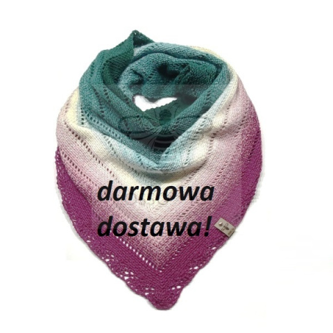 chusta zielona jeżyna chusta zielona jeżyna