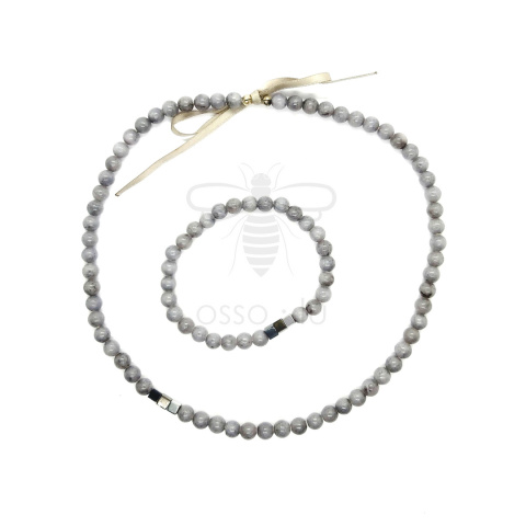 grey set (zesatw bransoletka i naszyjnik) grey set (zesatw bransoletka i naszyjnik)