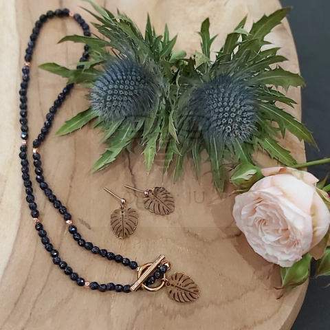 midi monstera (kolczyki) midi monstera (kolczyki)